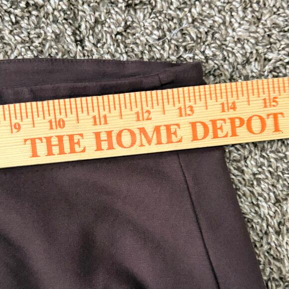 Vince Camuto Knee Length Skirt XS Brown Stretch Comfort Office Workwear Staple - Picture 5 of 6